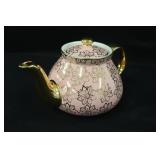Hall Pink Gold Teapot