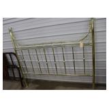 King Size Brass Colored Headboard