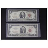 1953  Red Seal $2 Bills