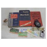 Manuals, IL lottery Ticket Stubs, Advertising Pens