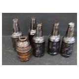 Sarsaparilla & Barrel of Beer Bottles