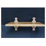 25" Walnut Clock Shelf