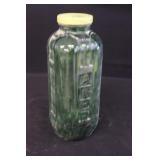 Green Glass Water Jar