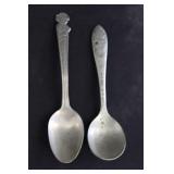 Mickey Mouse & Charlie McCarty Spoons