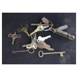 Assorted Keys & Diaper Pins