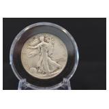 1941 S Silver Walking Liberty Half Dollar