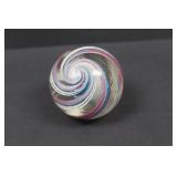 2" Marble with Swirl Ribbon Cane Design