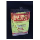 Riley Bros. Burlington Iowa Oil Tin