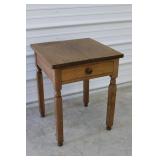 Oak End Table