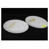 Fire King Wheat Plates