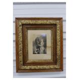 Antique Framed Thoroughbred Print