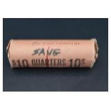 $10 Roll of Uncirculated Bicentennial Quarters