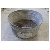 22" Galvanized Wash Tub
