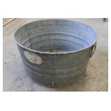 20" Galvanized Wash Tub