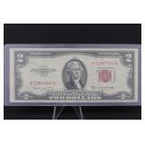 1953 B Red Seal $2 Bill