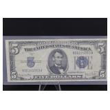 1934  $5 Silver Certificate