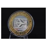 Las Vegas McCarran Airport $10 Silver Gaming Token