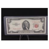 1953 B Red Seal $2 Bill