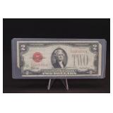 1928 D Red Seal $2 Bill