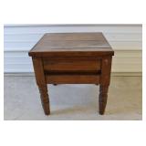 Antique Walnut Table Base