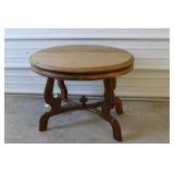 Antique Oval End Table