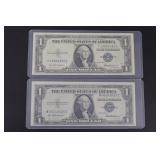 1935 F  $1 Silver Certificates