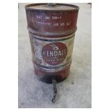 Vintage Kendall "The 2000 Mile" 5 Gal. Oil Drum