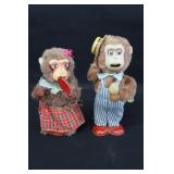 Tin Litho Windup Monkeys
