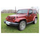 2012 Jeep Wrangler Sahara 4X4 Sport Utility