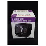 5" TV & AM/FM Radio