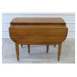 Oak Drop Leaf Table w/ leaves