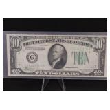 1934 A $10 Federal Reserve Note
