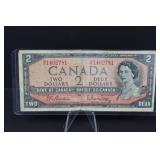 1954 Canada $2 Bill