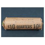 Roll of Uncirculated Bicentennial Quarters