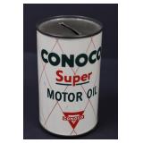 Conoco Super Motor Oil Coin Bank