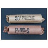 Rolls of Wheat Cents