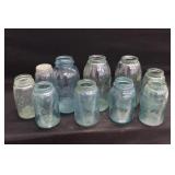 Vintage Blue Ball Canning Jars