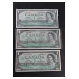 Canada $1 Bills