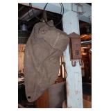 Vintage Mailbox & Military Duffle Bag