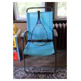 Lawn  Chair & Racket