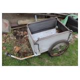 Pull Behind Bicycle Cart