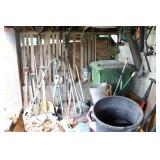 Gardening tools, string trimmers, etc.