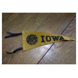 Vintage Iowa 14" Felt Pennant