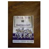 1983 Burlington vs  Bettendorf Football Program