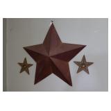 Large Metal Star &  Cast Iron Stars