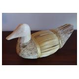 Native Grass Handmade Duck Decoy