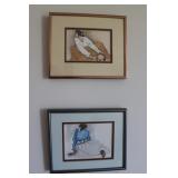 2 Small Framed Native American Artwork