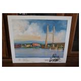 David Garrison "Bridges of Burlington, IA" Print