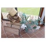 Baskets, Flowers,  Magazine Rack
