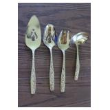Americana Golden Heritage Serving Spoons